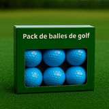 Pack 6 balles de Golf