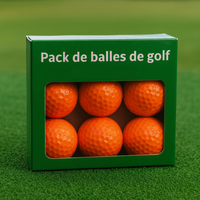 Pack 6 balles de Golf