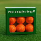 Pack 6 balles de Golf