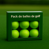 Pack 6 balles de Golf