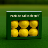 Pack 6 balles de Golf