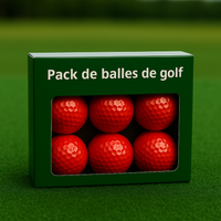 Pack 6 balles de Golf